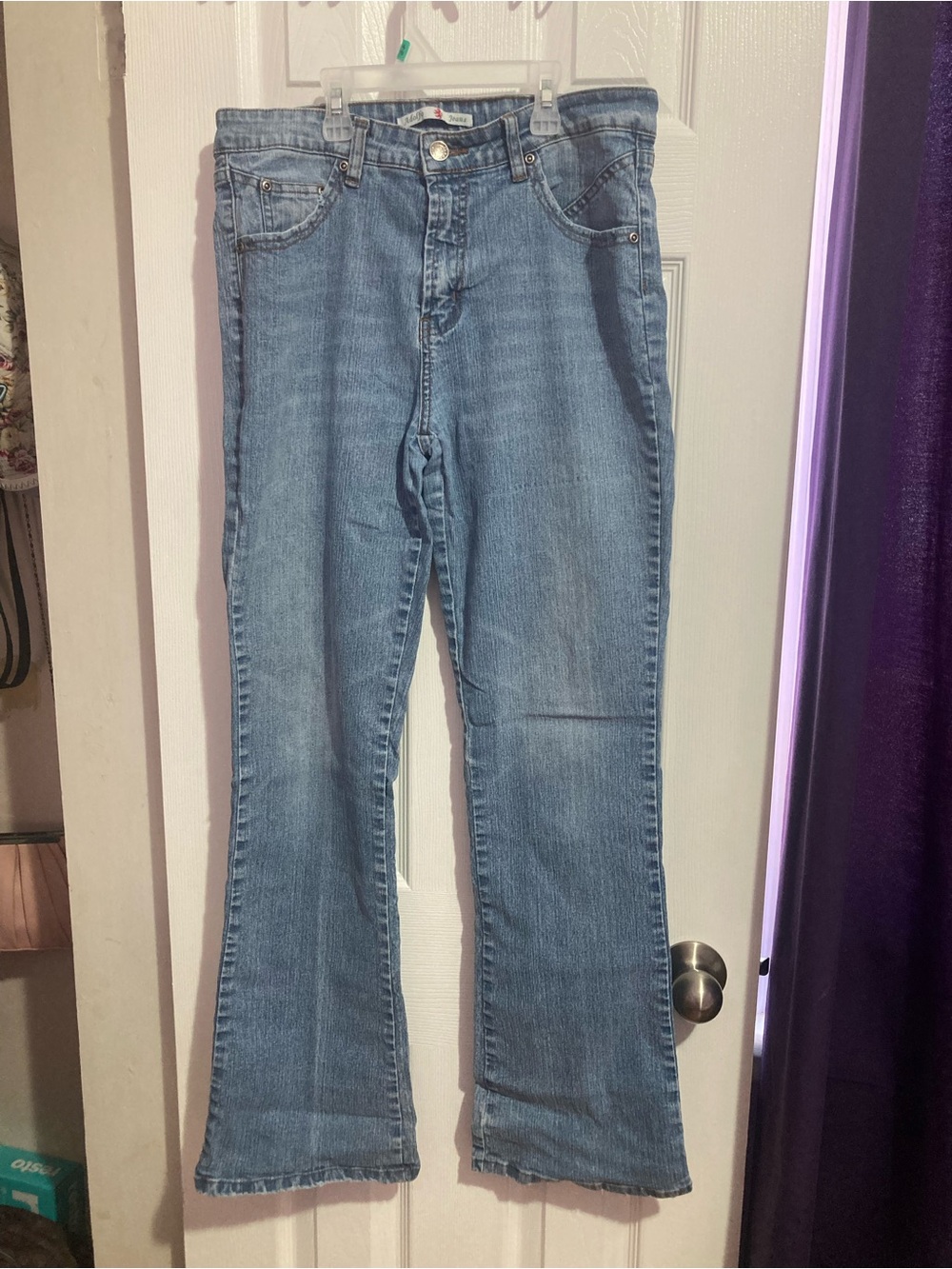 Vintage Adolfo Flared Mid-Rise Jeans